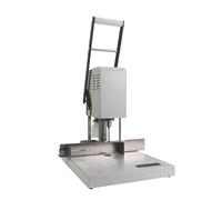 Perforatrice électrique à un trou, machine à relier robuste pour papier de 50 mm d'épaisseur, avec foret creux de 5 mm/foret hélicoïdal de 4 mm, règle de positionnement, pour la reliure scolaire et