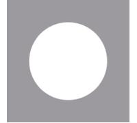 Perforatrice fantaisie: Rond, 4,45 cm, (1 3/4'')