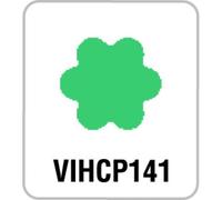 Artemio Perforatrice à levier VIHCP141 - petite fleur plastique multicolore 8,5 x 5 x 12 cm