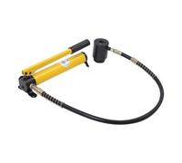 Perforatrice hydraulique 8T - 6 matrices - Jaune | Perforatrice hydraulique - En acier Cr40 - Jaune - 10,40 kg - Pression 8T - 6 matrices - 22-60 mm - Poinçon en tôle de 3 mm