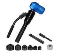 Perforatrice Hydraulique électrique, Poinçons à frapper de 22,5 mm à 61,5 mm, trousse à outils for perforatrice hydraulique avec 6 matrices, matrices de poinçonnage for coupe secondaire(8)