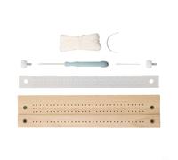 Perforatrice manuelle en bois pour reliure de livres 28 cm | Design multifonction, crée des rapports professionnels, des manuels, des présentations, construction en bois robuste