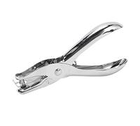 Perforatrice monotrou avec capacité de 8 feuilles - Perforatrice portable en métal de 6 mm de diamètre et 16 mm de profondeur - Pince à poignée fine pour la gestion de documents