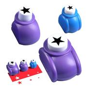 Perforatrice Papier,Compacte Et Transportable - Poinçons Étoiles pour Trous Décoratifs - pour Filles Garçons - Maison, Voyage, École,