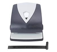 PERFORATRICE PETITE MACHINE À PERFORATRICE EN PLASTIQUE À POSITIONNEMENT RÉGLABLE POUR LA RELIURE DE PAPETERIE, LES FOURNITURES DE BUREAU ET SCOLAIRES, LES PROJETS DE LOISIRS (Noire)