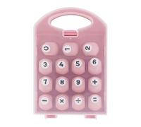 Perforatrice pour papier à lettre pour étudiant - Bleu - Avec symboles mathématiques - Tableau de frappe - Chiffres et symboles - Pour la fabrication de cartes - Outil de planche à mots