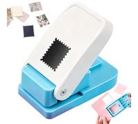 Perforatrice pour papier carré, perforatrice portable pour scrapbooking, timbres d'affranchissement, outil de découpe d'angle pour le tri des fichiers, carton/papier ondulé/feuille d'aluminium/feuille