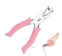 Perforatrice - Punch 1 Trou | Outil Perforation | Rond 6mm, Poignée Revêtue Couleur Macaron, Machine Perforation Manuelle, Pour Scrapbooking, Fabrication Cartes, Loisirs Créatifs, Fournitures S