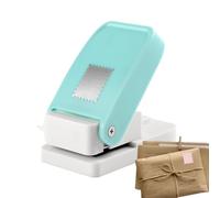 Perforatrice rectangulaire pour timbres Stamp, 8/12,6 cm Punch pour papier en forme de timbre, grand carré poinçonneuse pour timbres pour scrapbooking, création de cartes, album artisanat