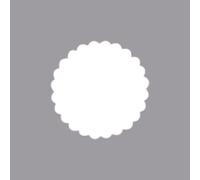 Perforatrice : Rond Bord Déco, Ø 3,81 Cm, (1 1 / 2")