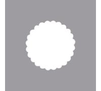 Perforatrice : Rond Bord Déco, Ø 3,81 Cm, (1 1 / 2")