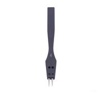 Perforatrice ronde remplaçable pour travaux manuels en cuir - Tête de burin en acier inoxydable pour travaux faits à la main, point de selle, réparation de housses de siège de canapé (4 mm à 2 dents)