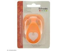 Artemio VIHCP264 Perforatrice à Levier Moyenne Coeur Plastique Multicolore 8,5 x 5 x 12 cm