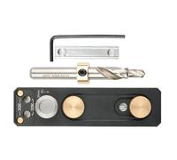 perforé, kit de jig de jig en d'aluminium, pour le travail du bois, Twist Step et outils de mise en page, profilé en aluminium