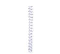 Perforelieur pour Anneaux 30 trous à feuille de liaison en plastique en plastique à feuille de liaison en plastique Printemps en spirale Bande de liant pour le carnet de papier A4(White)