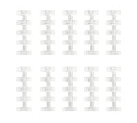 Perforelieur pour Anneaux 5 trous cercles anneau de liaison anneau pour le carnet de feuille de feuille d'album d'album de scrapbook(Transparent 10)