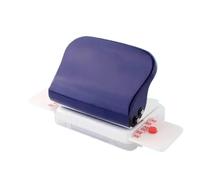 Perforelieur pour Anneaux Punch à 6 trous Punch Punch Handhed Metal Hole Puncher Capacité de 6 mm pour A4 A5 B5 pour la liaison du journaliste du carnet(Dark Blue)