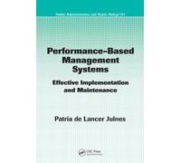 Performance-Based Management Systems