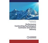 Performance Contracting, Psychological Contracts And Service Delivery