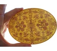 Performance de pointe, conscience du moment présent, connectez-vous à votre esprit, éveil conscient, antenne en cuivre géométrique - Plaque à super cellule Powerforms 15 x 11,4 cm