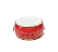 Performance De Tambour Rouge, Adapté Aux Débutants De Tous Âges, Y Compris Les Bâtons + La Soie Rouge + Écharpe Carrée,26cm