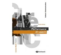 Performance Et Savoirs