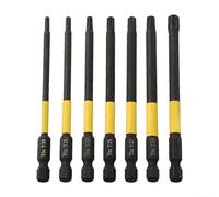 Performance fiable : 7 pilotes Torque Star y compris une pointe magnétique et des supports pratiques (100 mm)
