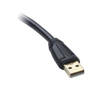 QED Câble USB QE6904 Type A-B 5 m Noir
