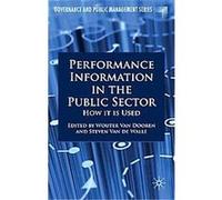 Performance Information In The Public Sector