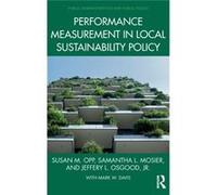 Performance Measurement In Local Sustain Susan M Colorado State Unversity Opp, Mosier Usa , Usa Samantha L Missouri State University, Jr Osgood (Auteur)