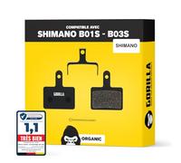 Performance Plaquettes de frein pour Shimano B01S B03S B05S MT200 & Tektro I Organique I 1 paire I Forte puissance de freinage & longue durée de vie I Plaquettes de frein à disque pour VTT & E-Bike