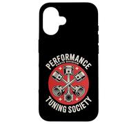 Performance Tuning Society Engine Pistons Turbocharger Coque pour iPhone 16