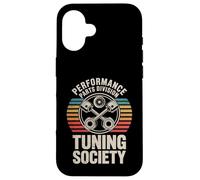 Performance Tuning Society Engine Pistons Turbocharger Coque pour iPhone 16