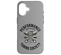 Performance Tuning Society Engine Pistons Turbocharger Coque pour iPhone 16