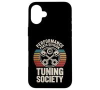 Performance Tuning Society Engine Pistons Turbocharger Coque pour iPhone 16 Plus