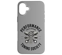 Performance Tuning Society Engine Pistons Turbocharger Coque pour iPhone 16 Plus