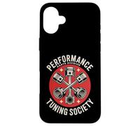 Performance Tuning Society Engine Pistons Turbocharger Coque pour iPhone 16 Plus