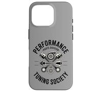 Performance Tuning Society Engine Pistons Turbocharger Coque pour iPhone 16 Pro
