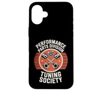 Performance Tuning Society Engine Pistons Turbocharger Parts Coque pour iPhone 16 Plus