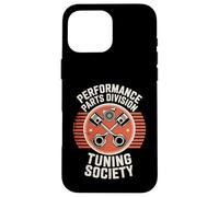 Performance Tuning Society Engine Pistons Turbocharger Parts Coque pour iPhone 16 Pro Max