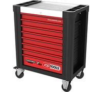 PERFORMANCEplus P10 Carro de taller NEGRO/ROJO con 8 cajones