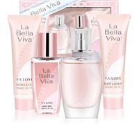 Perfume Gift Set | Skin Care Sets: Eau de Parfum, Shower Gel, Body Lotion | Christmas Gifts, Birthda COFFRET CADEAU BIEN-ETRE A TEL