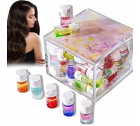 Perfume & Hair Oil 2-in-1 - Avocado & Camellia Nourishment for Frizzy,Scented Hair Oil Perfume Mini,Natural Moisturizing Hairperfume Oils Set for Restore Dry,Frizzy and Damaged Hair (40pcs)