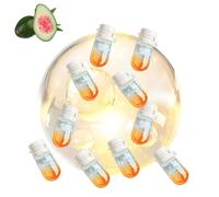 Perfume&Oil 2 in 1-Avocado Nourishing&Shining Hair Oil, 10PCS Hair Perfume for Women, Mini Hair Perfume Oil for Restore Dry, Frizzy and Damaged Hair (Oriental Orange)