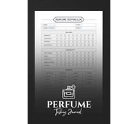 Perfume Testing Log Book: A perfume journal to track scent impressions, longevity, sillage, and personal notes