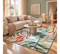 Pergamon Faro - Tapis de Designer - Motif Tropical Branche d'arbre Multicolore - 5 Tailles