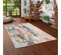 Pergamon Lagos - Tapis de Design d'intérieur/extérieur - Dégradé de Bleu Rouille - 5 Tailles