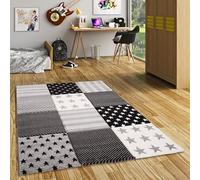 Pergamon Maui Kids - Tapis pour Enfant - Motif étoiles Gris - 5 Tailles Disponibles
