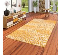 Pergamon Passion - Tapis Designer - Vintage Bordure - Jaune Safran - 5 Tailles Disponibles
