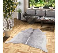 Pergamon Peau de Vache - Tapis en Fibres synthétiques - Gris - 3 Tailles